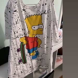 Bart Simpson shirt, worn, size XL from The Simpsons
